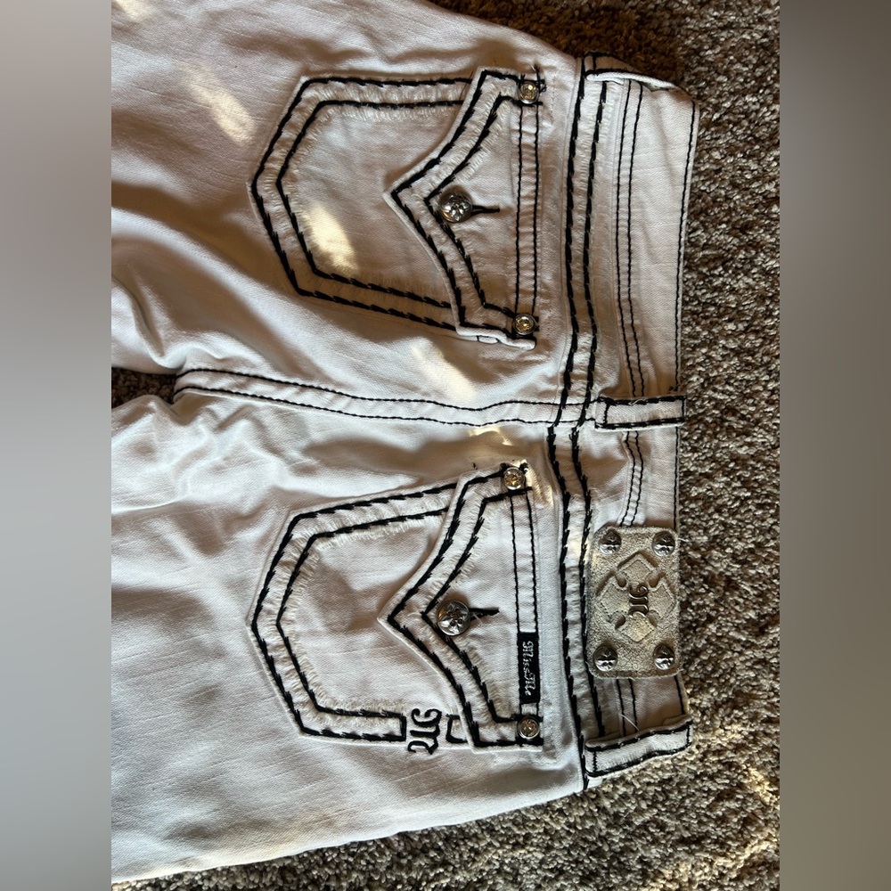 Miss Me white skinny jean - Picture 2 of 6